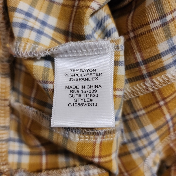 Altar'd State Yellow Plaid Pleated Mini Skirt - Picture 8 of 8